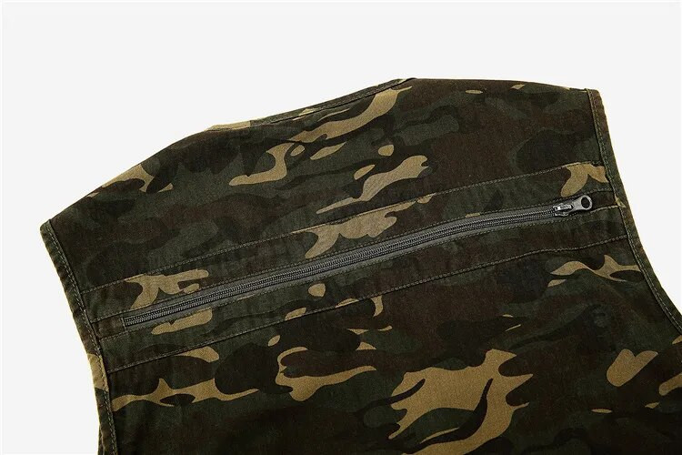 2023. aasta meeste kamuflaaž, mitme taskuga funktsionaalne vest, fotograafia õues kalapüügi õhuke vest