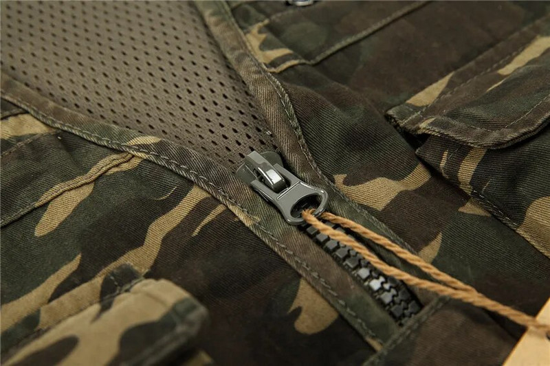 2023. aasta meeste kamuflaaž, mitme taskuga funktsionaalne vest, fotograafia õues kalapüügi õhuke vest