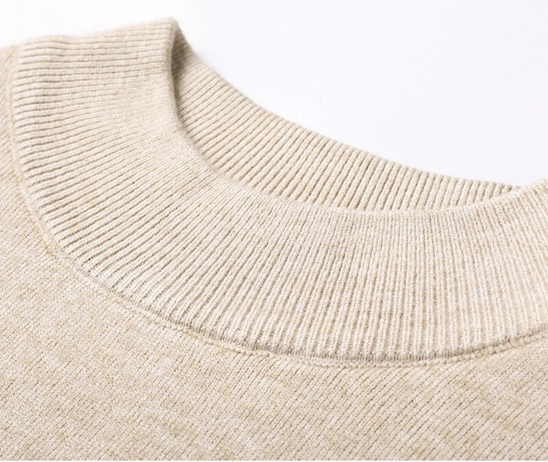 Muški zeleni mock džemperi s dolčevitom Jesen 2023. Novi pulover dugih rukava Muška potkošulja osnovnog dizajna Slim Fit Top 2XL