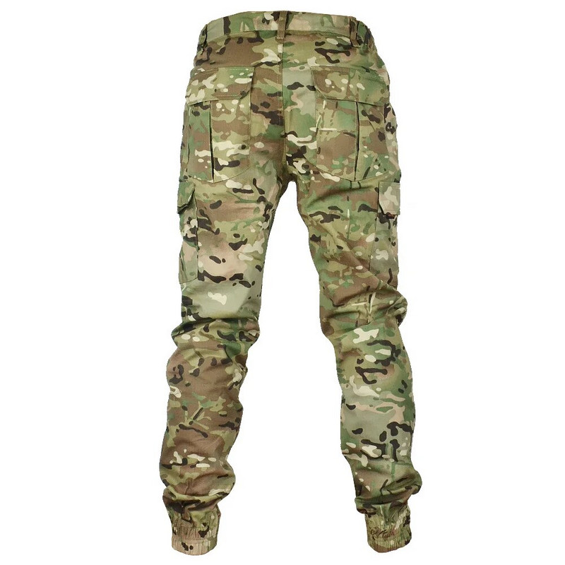 Mege Tactical Camuflage Joggers Outdoor Ripstop Cargo Püksid Tööriided Matkamine Jaht Võitluspüksid Meeste Tänavarõivad