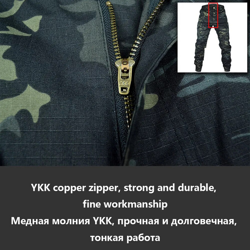 Mege Tactical Camuflage Joggers Outdoor Ripstop Cargo Püksid Tööriided Matkamine Jaht Võitluspüksid Meeste Tänavarõivad