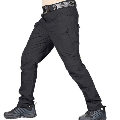 Taktiskās kravas bikses vīriešiem kaujas bikses armijas militārās bikses vairākas kabatas darba pārgājieni ikdienas vīriešu bikses lielizmērs 6XL