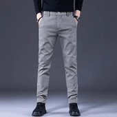 2023 Φθινοπωρινά παντελόνια για άντρες Μόδα Business Casual Man Παντελόνι Κορεατικά ελαστικά ίσια παντελόνια Επώνυμα Ανδρικά ρούχα Μέγεθος 28-38