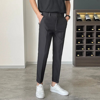 Επίσημο παντελόνι μάρκας TFETTERS για άντρες Κορεάτικη μόδα Μασίφ, καθημερινό ανδρικό παντελόνι Business Casual κανονικό παντελόνι με κοστούμι μέχρι τον αστράγαλο
