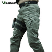 City Military Tactical Pants Ανδρικά παντελόνια SWAT Combat Army Ανδρικά Παντελόνια Πολλές τσέπες Αδιάβροχο Ανθεκτικό στη φθορά Casual Cargo Παντελόνι 5XL