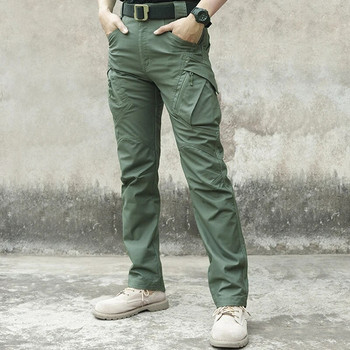 Градски военни тактически панталони Мъжки SWAT Бойни армейски панталони Мъжки много джобове Водоустойчиви износоустойчиви ежедневни карго панталони 5XL