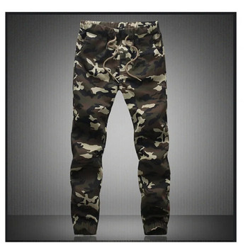 Камуфлажни военни панталони за джогинг Мъжки чист памук Мъжки пролетни есенни панталони с харем с молив Мъжки удобни панталони Камуфлажни панталони за джогинг