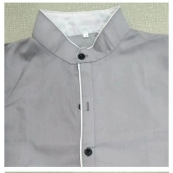 Мъжка пролетна нова едноцветна семпла ежедневна корейска версия Slim Fit риза с дълъг ръкав