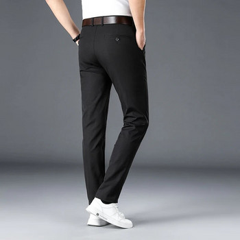 Ανδρική άνοιξη καλοκαιρινή μόδα 2023 Business Casual μακρύ παντελόνι Παντελόνι Αντρικό ελαστικό ίσιο επίσημο παντελόνι Plus μεγάλο μέγεθος 30-40