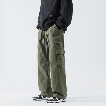 Streetwear Hip Hop Joggers Ανδρικό παντελόνι Cargo Ανδρικό παντελόνι με ελαστική μέση πολλαπλών τσέπης Ανδρικό παντελόνι Harajuku Casual Woman
