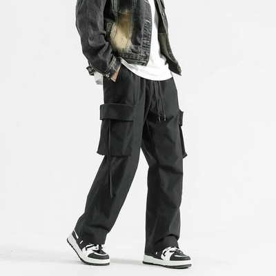 Streetwear Hip Hop Joggers Cargo hlače Muške Harem hlače s više džepova na elastičnom struku Muške Harajuku ležerne ženske trenirke