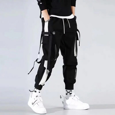 Hip Hop Cargo Παντελόνι Ανδρικά Streetwear Βαμβακερά Joggers Μόδα Φούτερ Ανδρικά Casual Παντελόνια Harem Καλοκαιρινό παντελόνι Harajuku Ανδρικά Γυναικεία