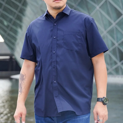 Vyriški marškiniai trumpomis rankovėmis, dideli vasaros didieji dydžiai 6XL 7XL 8XL 10XL 12XL Formal Fashion Solid Juoda Balta Kasdieniai Raudona Dropshipping