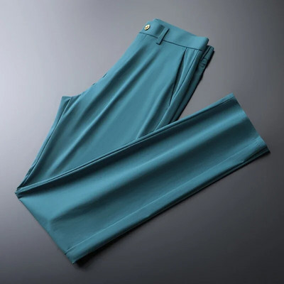 KUBRO 2023 Νέο Παντελόνι Ανδρικό Καλοκαιρινό Λεπτό Παντελόνι Ανδρικό Πολύχρωμο Παντελόνι Πολύχρωμο Προαιρετικό Ice Silk Loose Straight Business