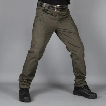 Ανδρικά παντελόνια Cargo με πολλαπλές τσέπες Camo Quick Dry Outdoors Sports Tactical Παντελόνι Καμουφλάζ μαύρο παντελόνι για Travel Hiking climb