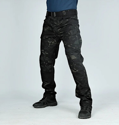 Meeste Camo Multi-Pockets Cargo Püksid Kiiresti Kuivavad Õues Sport Taktika Püksid Kamuflaažmustad Püksid reisimiseks Matkaks ronida