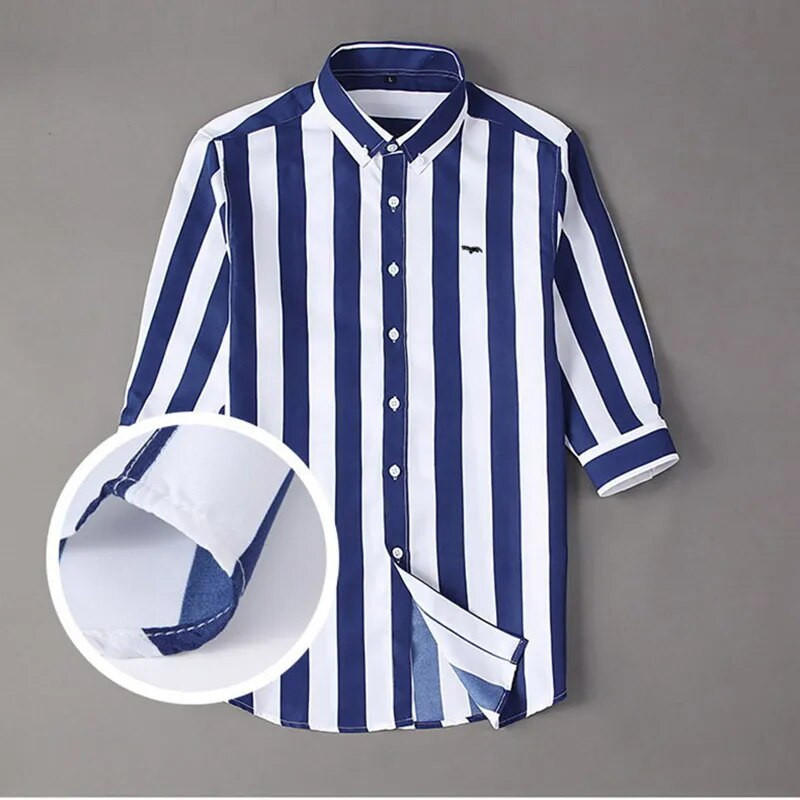 Nove muške proljetne ležerne bluze Pamučne košulje dugih rukava Vez Harmont bluze Slim Fit Elastic Force Blaine