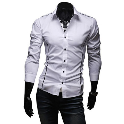 Slim Fit meeste triibulised särgid 2022 pikkade varrukatega hallid meeste triibulised särgid Camisa sotsiaalsed riided Chemise Homme Camisas para hombre
