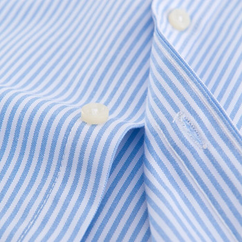 Мъжки ежедневни стандартни ризи с дълъг ръкав, едноцветни оксфордски ризи с един кръпка, джоб и копчета надолу, дебела карирана риза в карирано/раирано горнище