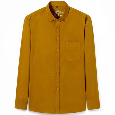 Meeste moetüüpi pikkade varrukatega velvetist särk, ühe taskuga mugav, pehme 100% puuvillane töö vabaaja nööpidega särgid