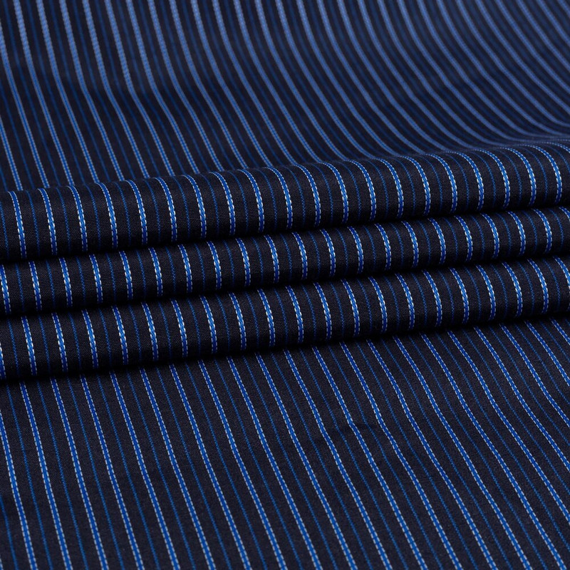 Vyriški klasikiniai dryžuoti languoti marškinėliai ilgomis rankovėmis, su kišenėmis formaliai, standartinio modelio išmanūs kasdieniai biuro marškiniai