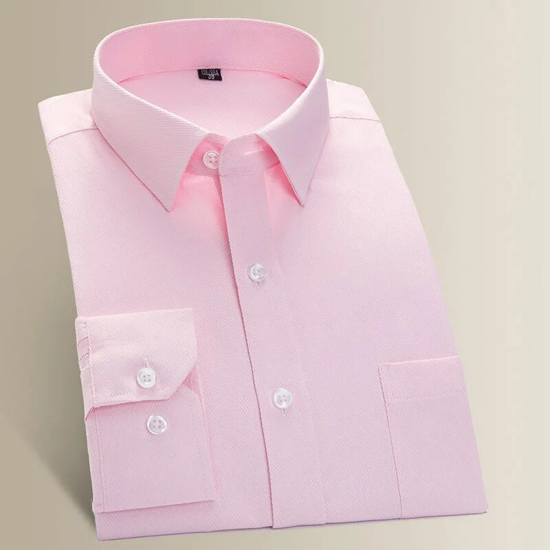 Prevelika košulja 9XL 8XL 7XL Muška košulja dugih rukava Ležerna haljina Jednobojna bijela rutinski fit dizajn Poslovne muške društvene košulje