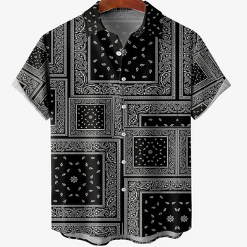 Τρισδιάστατη εκτύπωση ριγέ Casual πουκάμισο Totoro Ανδρικό Camisa Slim Fit Επίσημο Κομψό για Ανδρικά Ρούχα Πολυτελής επωνυμία σχεδιαστή Harajuku