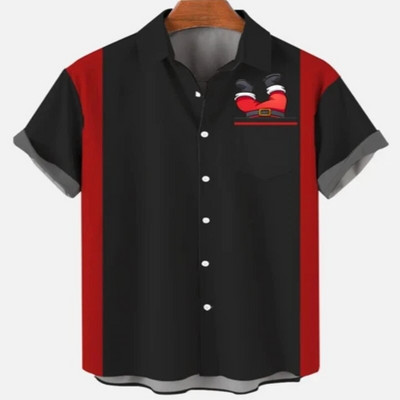 Τρισδιάστατη εκτύπωση ριγέ Casual πουκάμισο Totoro Ανδρικό Camisa Slim Fit Επίσημο Κομψό για Ανδρικά Ρούχα Πολυτελής επωνυμία σχεδιαστή Harajuku