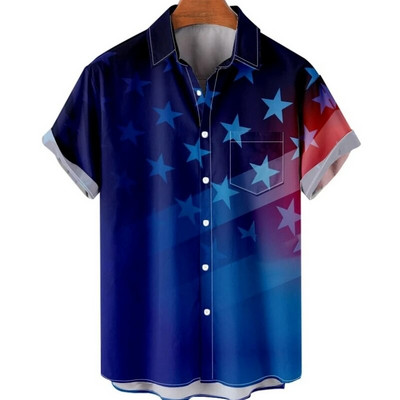 Τρισδιάστατη εκτύπωση ριγέ Casual πουκάμισο Totoro Ανδρικό Camisa Slim Fit Επίσημο Κομψό για Ανδρικά Ρούχα Πολυτελής επωνυμία σχεδιαστή Harajuku