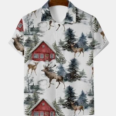 Τρισδιάστατη εκτύπωση ριγέ Casual πουκάμισο Totoro Ανδρικό Camisa Slim Fit Επίσημο Κομψό για Ανδρικά Ρούχα Πολυτελής επωνυμία σχεδιαστή Harajuku