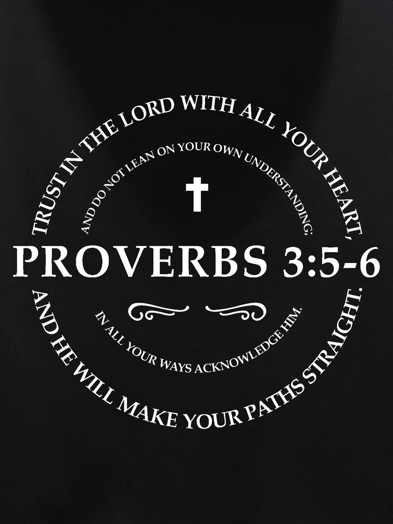 „Christian Cross Print“ gobtuvas, šaunūs vyrų gobtuvai, vyriškas laisvalaikio grafinio dizaino megztinis su gobtuvu