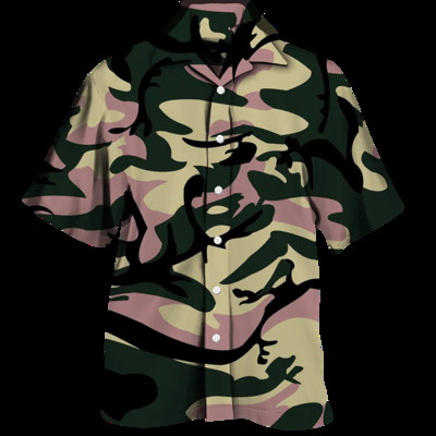 Vintage maskirne majice za muške majice kratkih rukava 3d majice Sportovi na otvorenom Prevelika ljetna odjeća 5XL muška lovačka odjeća