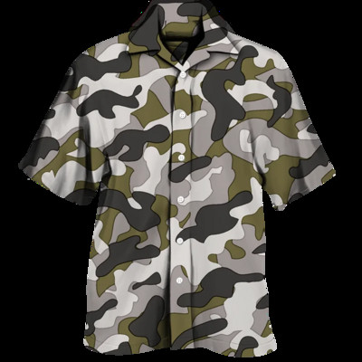 Vintage maskirne majice za muške majice kratkih rukava 3d majice Sportovi na otvorenom Prevelika ljetna odjeća 5XL muška lovačka odjeća