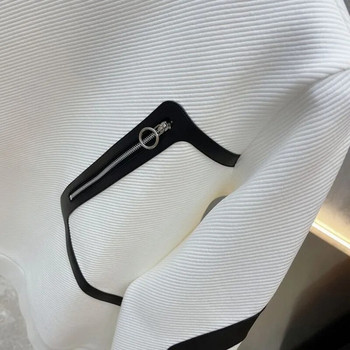 Ανδρικά ρούχα Λευκό πουλόβερ κορυφαία φούτερ για άντρες χωρίς κουκούλα Slim Fit Splicing Προσφορά καλωσορίσματος Xxl Απλό Υψηλής Ποιότητας Ζεστό Emo