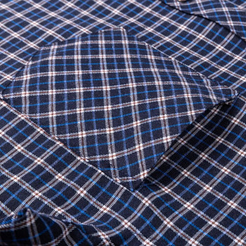 Νέο ανδρικό καρό πουκάμισο Fahion μακρυμάνικο άνοιξη φθινόπωρο Casual Chemise Homme Slim Fit Check Soft Pocket Trip Shipping πουκάμισα Dropshipping