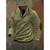 Meeste ülisuur avar sviiter Vahvliga kevadsügis pikkade varrukatega krae õmblusega värv õhukesed särgid topid vabaaja meeste kapuuts