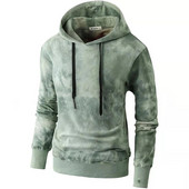 Uus vintage kapuutsiga dressipluus kevad-sügis meeste dressipluus, lipsuvärviga trükitud Harajuku tänavarõivad suures suuruses meeste kapuuts