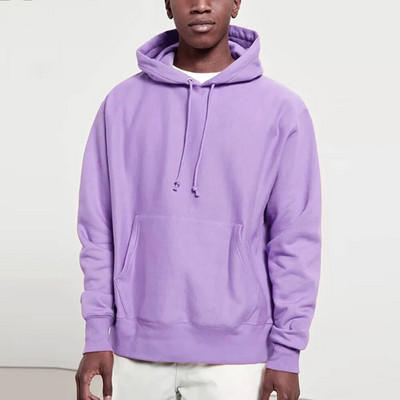 Φθινοπωρινό και ανοιξιάτικο πουλόβερ μονόχρωμο πουλόβερ με ρούχα για φθινόπωρο και άνοιξη Μακρυμάνικο μπλουζάκι με κουκούλα από πολυεστέρα