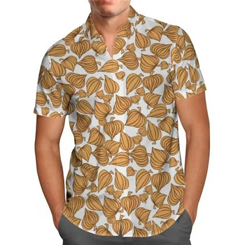 Нова ежедневна риза за мъже, горнища с къс ръкав, 3d ризи с цветя, големи графични дрехи, модни улични мъжки хавайски ризи 2023 г.