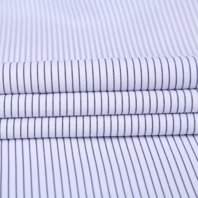 7xl meeste triibulised särgid plusssuuruses pikkade varrukatega suured meeste kontorikleidi särk Tavaline istuvus taskuga Easy Care Classical