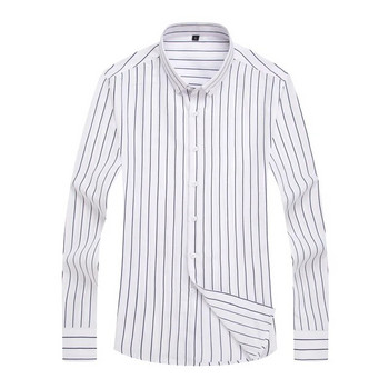 MRMT 2023 Чисто нови мъжки ризи с дълги ръкави Блуза Ежедневни ризи с вертикални ивици за мъже Тънки блузи Мъжки ризи Блузи