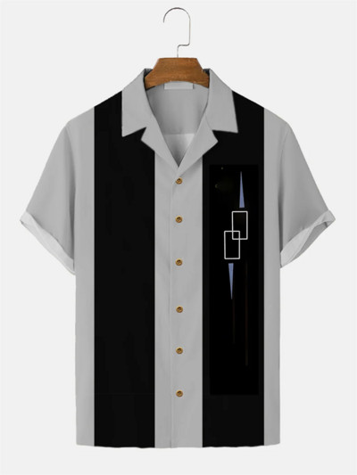 2022. Jednostavne ležerne košulje s prugama, muške europske veličine, muške havajske košulje, muške košulje, modne, kaual, prozračne majice kratkih rukava