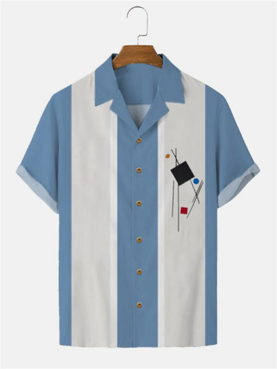 2022. Jednostavne ležerne košulje s prugama, muške europske veličine, muške havajske košulje, muške košulje, modne, kaual, prozračne majice kratkih rukava