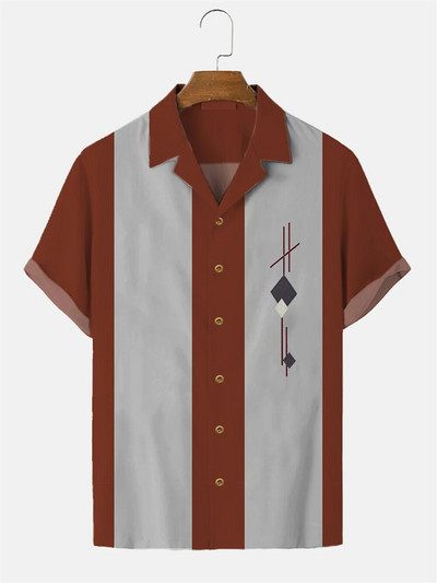 2022. Jednostavne ležerne košulje s prugama, muške europske veličine, muške havajske košulje, muške košulje, modne, kaual, prozračne majice kratkih rukava