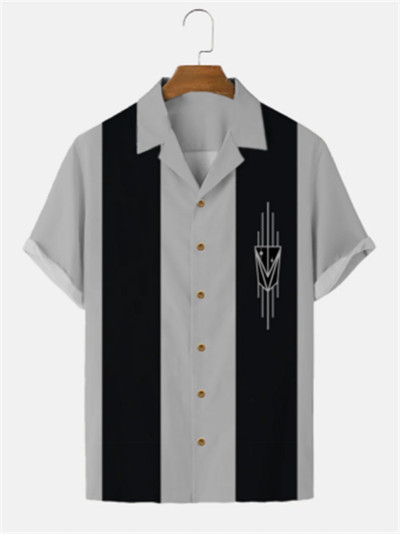 2022. Jednostavne ležerne košulje s prugama, muške europske veličine, muške havajske košulje, muške košulje, modne, kaual, prozračne majice kratkih rukava