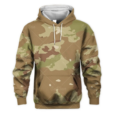 Ανδρικά υπερμεγέθη τρισδιάστατα καμουφλάζ casual φούτερ πουλόβερ μόδας εξωτερικού χώρου Μακριά μανίκια ρούχα Fall Street Ανδρικά αθλητικά στρατιωτικά ρούχα