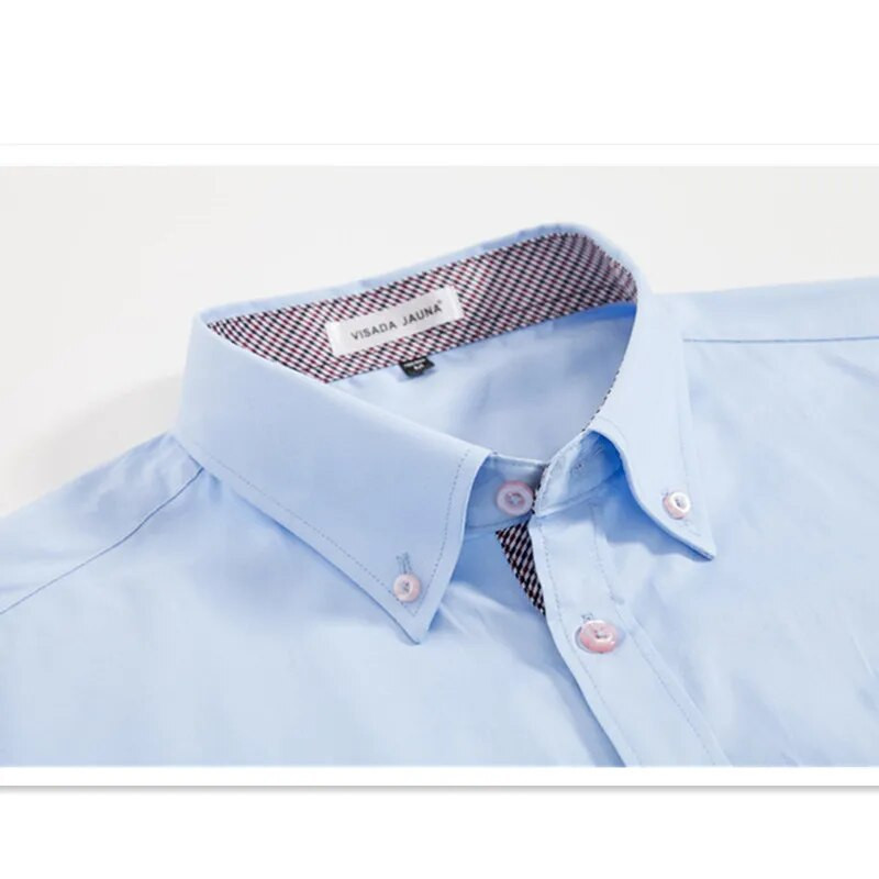 Ανδρικό καρό πάνελ VISADA JAUNA 2019 Χρώμα επαγγελματικό ανδρικό πέτο με μακρυμάνικο πουκάμισο μεγάλο μέγεθος S-3XL TLH76