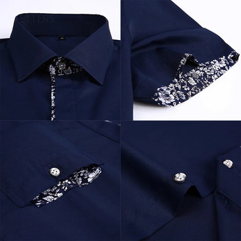 TFETTERS Καλοκαιρινό πουκάμισο Ανδρικά Φορέματα Casual κοντό μανίκι με γυριστό γιακά με κουμπί κάτω Ανδρικό πουκάμισο με σχέδιο πολυεστέρα