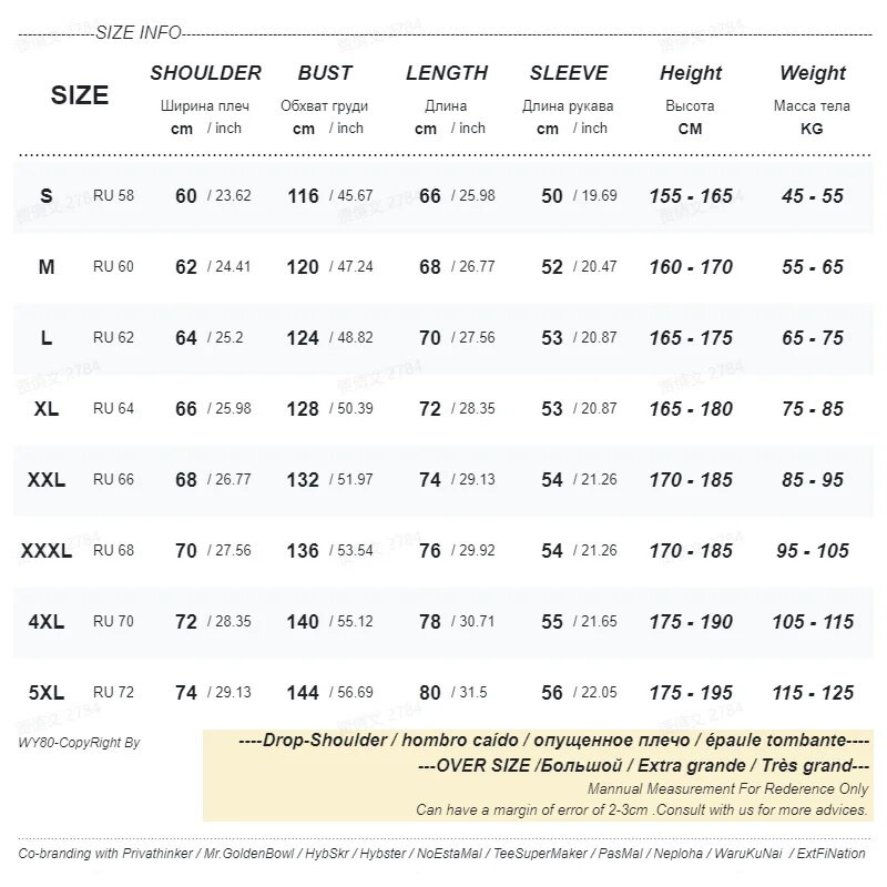 Privathinker Suured meeste kampsunid Kirjatrükk Sügis Uus Hip Hop Letter Meeste kapuutsid Ümarkaelusega Unisex pulloverid