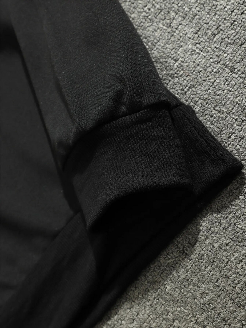 Rózsaszín rózsa virág gyönyörű mintás férfi kapucnis O-nyakú kényelmes pulóverek őszi polár pulóverek alkalmi bő ruházat